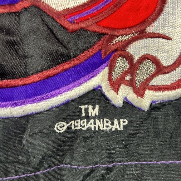 🔥🏀 Vintage 1994 TORONTO RAPTORS NBA Pro Player Puffer Jacket Men Sz XL - GUC - Picture 5 of 11